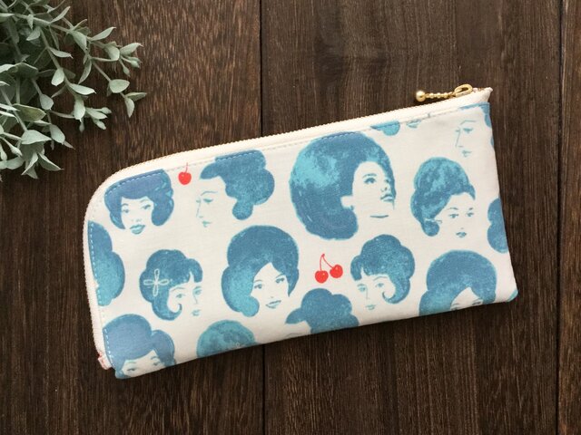 軽くて薄い♪L字長財布 アフロの画像1枚目