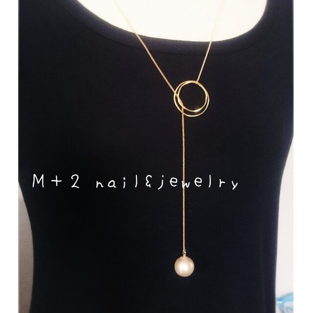 102,000円■K18YG♥Y字ロングネックレス ラリエット ラリエット ロングネックレス Y字 上品 レディース シルバー ゴールド