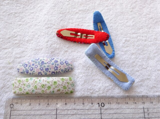 大きめサイズの花柄パッチンピン | iichi 日々の暮らしを心地よくする