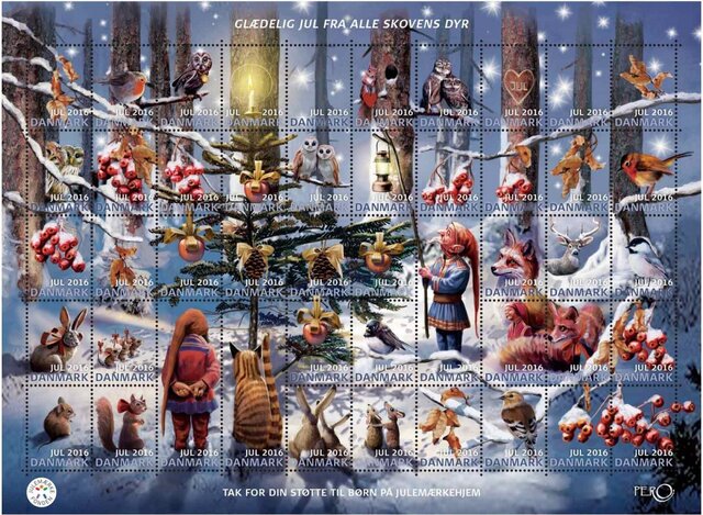 x‘mas sealのartmuseum Denmark xmasseal 2016の画像1枚目