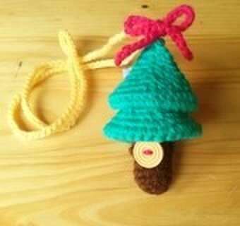 Xmasツリーのリップクリームケースの画像1枚目