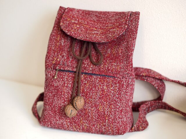 裂き織りリュック | iichi 日々の暮らしを心地よくするハンドメイドや