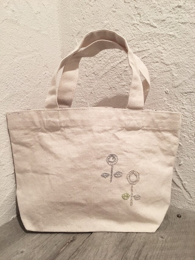 ミニトートバッグ　ひまわり