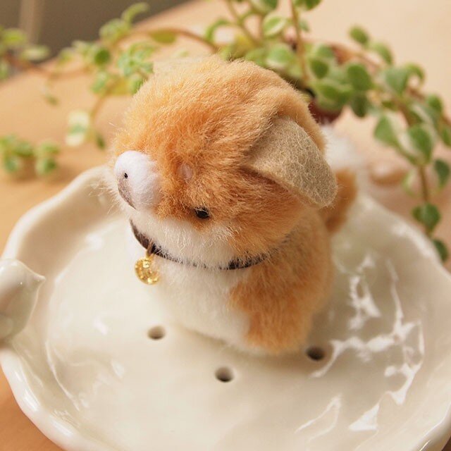 【再販】ちいさなぬいぐるみ柴犬*垂れ耳茶色