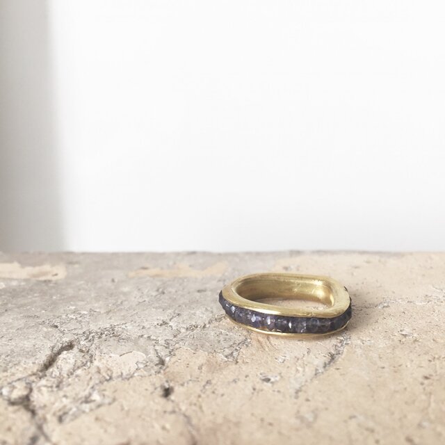 Hold Ring / Iolite / #10の画像1枚目