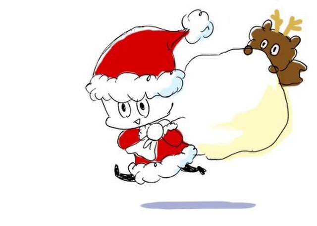 クリスマスポストカードの画像1枚目