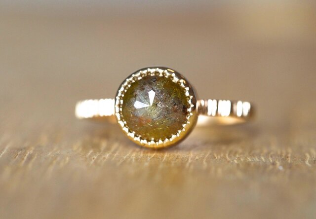 Green Earth Diamond Ringの画像1枚目