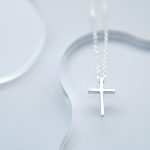 クラシック 十字架 クロス ネックレス シルバー925 | iichi 日々の 