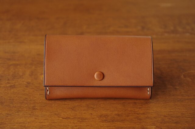 【受注生産】Business Card Case/brownの画像1枚目