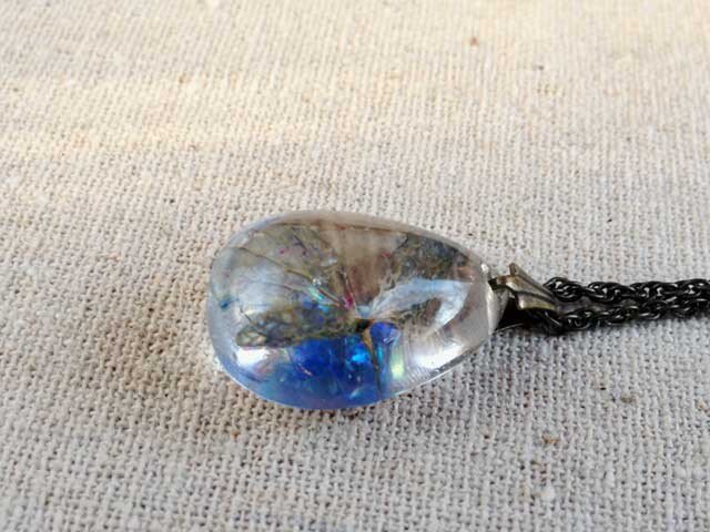 Botanical jewelry 紫陽花in クォーツの画像1枚目