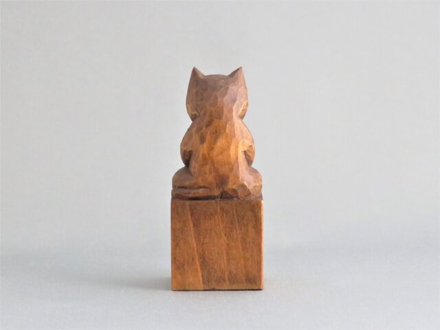 2体ペア 手彫りでの木取り 木のつまみ 大サイズ（A ネジ穴中央） | PS