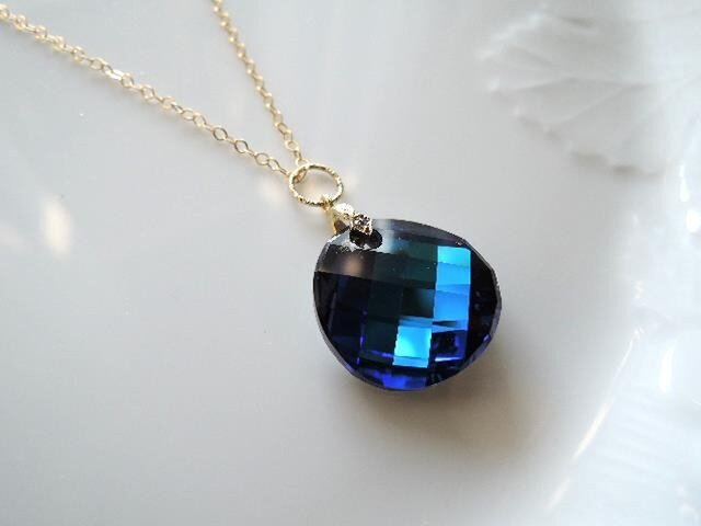 アウトレット☆スワロフスキー バミューダブルーツイスト