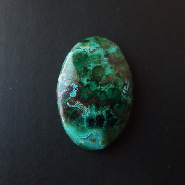 マラカイトクリソコラ・クォーツ ホメオタシス 30mm/ ルース