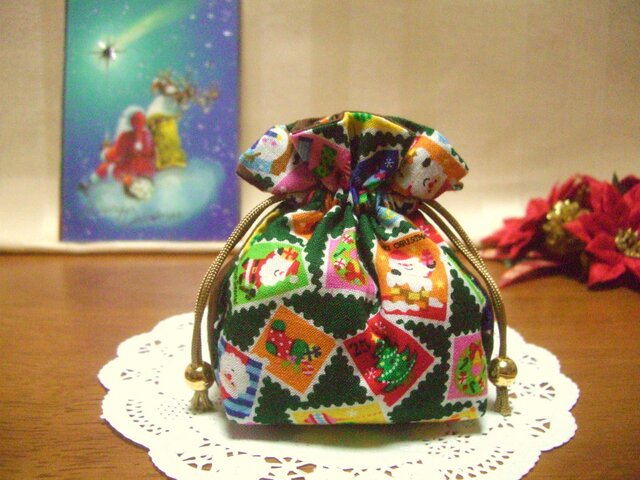 クリスマス・ポーチ☆切手♪の画像1枚目