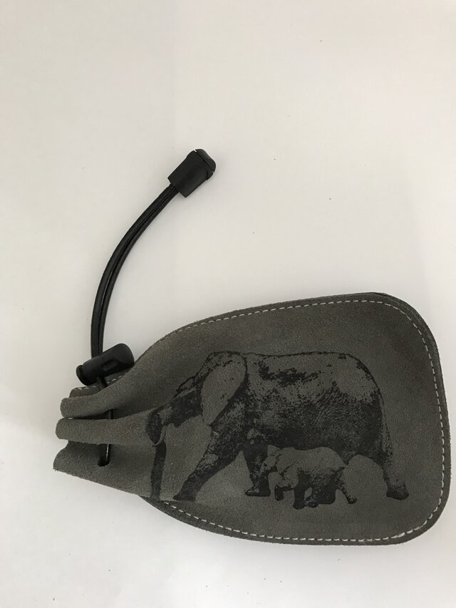 スエード小物袋の画像1枚目