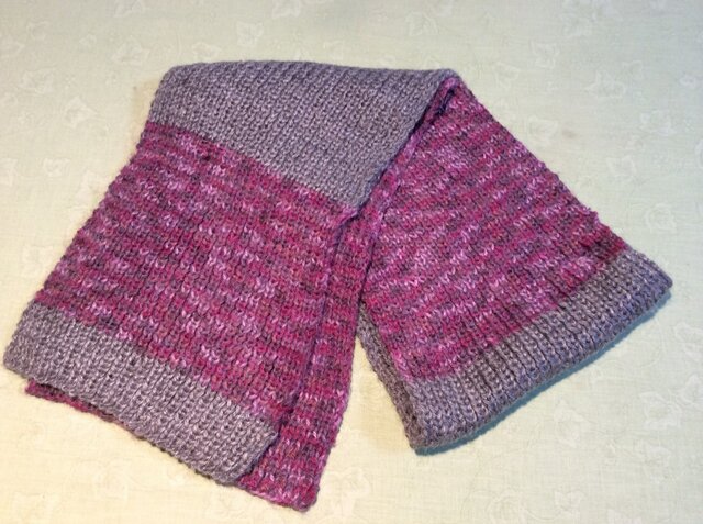 WOOL100%マフラーの画像1枚目