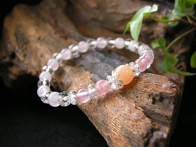 サチャロカアゼツライト ハウライト 天然石 ブレスレット 2本セット サチャロカアゼツライト ハウライト 天然石 ブレスレット 2本セット