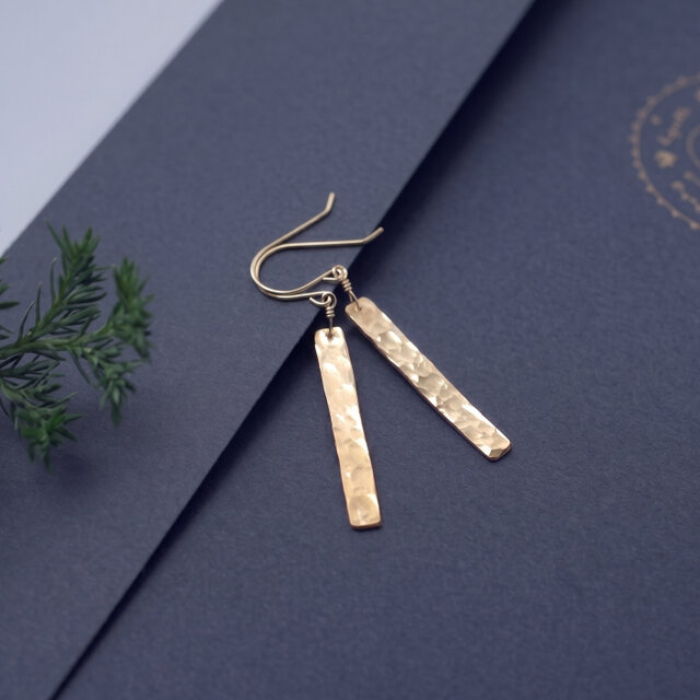 確認用ページ ブルーグリーンフローライト サージカルステンレス バーピアス バーピアス・サージカルステンレス ～Cara | iichi 日々の暮らしを