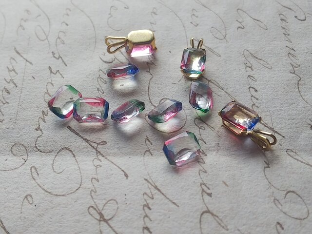 アンティーク アイリスグラス（オクタゴン）14KGFネックレス | iichi