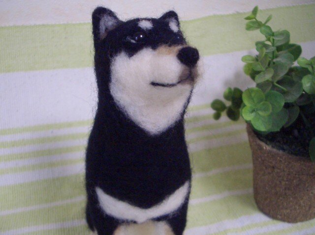 G様御依頼分*黒柴犬の画像1枚目