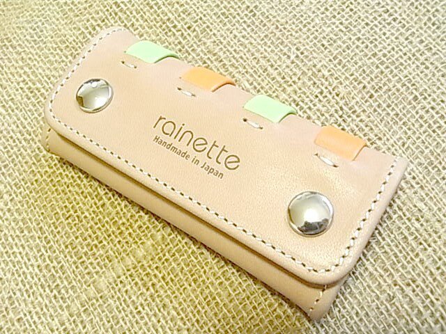 5連キーケース(PYG×OR) ー受注生産品ーの画像1枚目