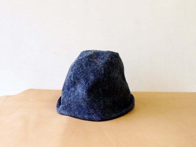 HELMA HAT | 起毛デニム インディゴ ヘルマハットの画像1枚目
