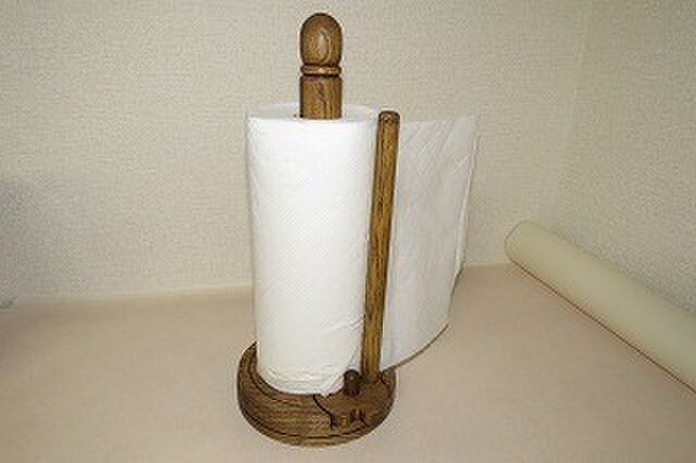 アンテーク調 片手で切れるキッチンペーパーホルダー Iichi ハンドメイド クラフト作品 手仕事品の通販