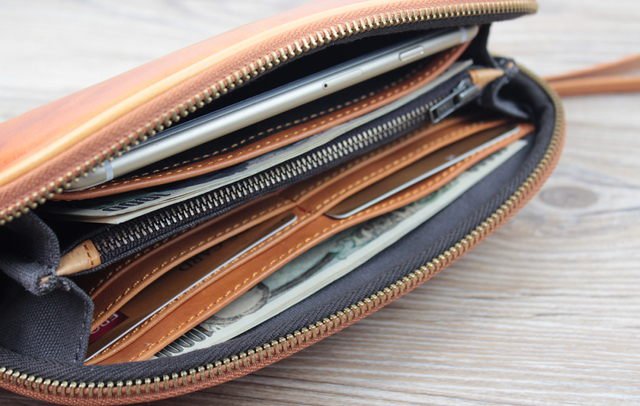 本革 大人のクラシックレザークラッチバッグ ☆Brown☆ | iichi 日々の