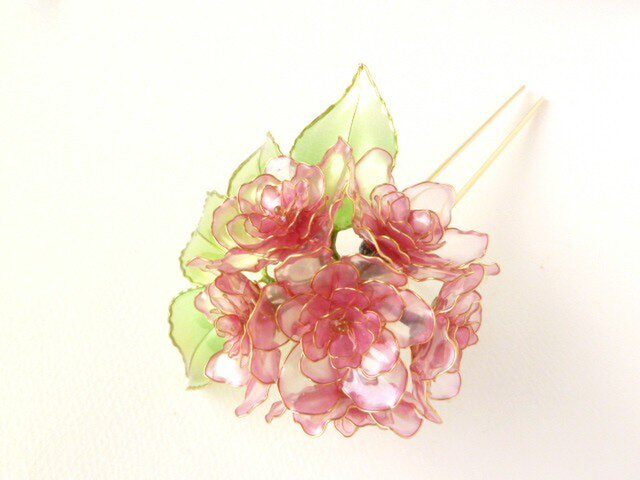 八重桜簪:花霞ーhanagasumiー | iichi 日々の暮らしを心地よくする