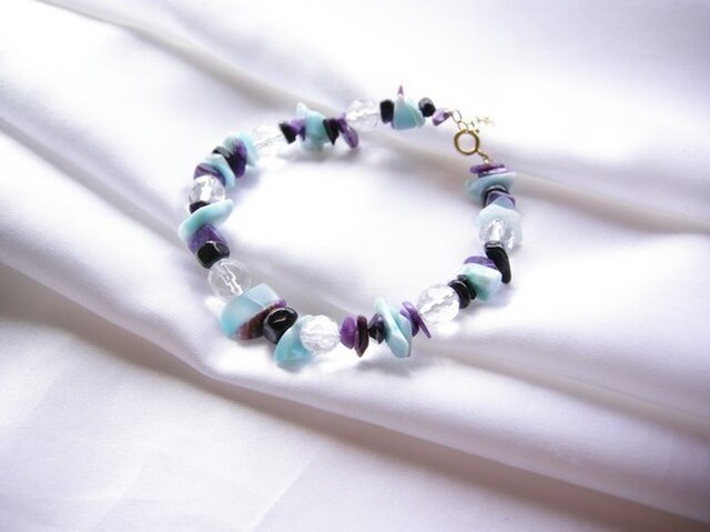 14kgf】スギライト ラリマー ＆ チャロアイト 世界3大ヒーリング