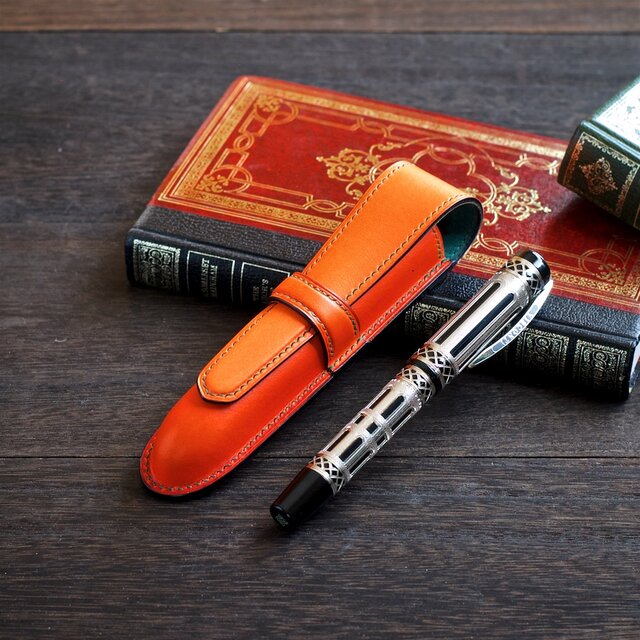 BEXLEY 赤 万年筆 専用ケース付き BEXLEY 赤 万年筆 専用ケース付き