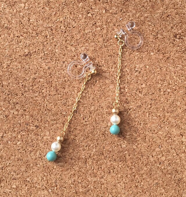Swarovski earring【swing】の画像1枚目