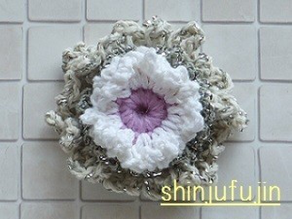 【Sold】お花畑のコサージュ23の画像1枚目