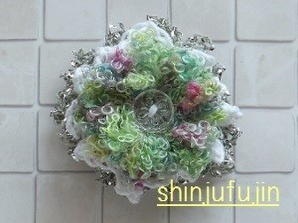 【Sold】お花畑のコサージュ24の画像1枚目