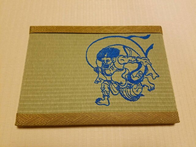 刺繍ミニ畳(風神)の画像1枚目