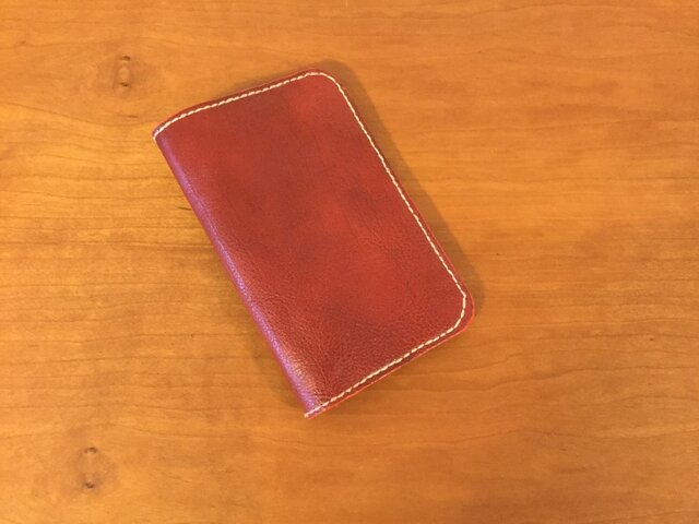 牛革製手帳カバーの画像1枚目
