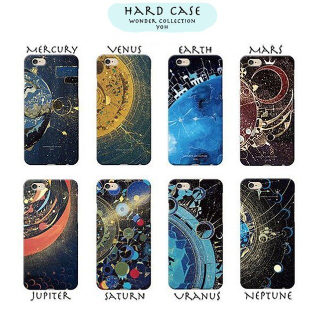 Iphoneハードケース 惑星の街シリーズ 水金地火 Iichi ハンドメイド クラフト作品 手仕事品の通販
