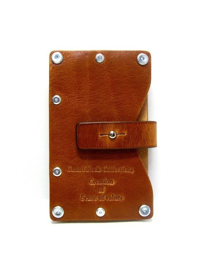 Card case-002-名刺入れ キャメルの画像1枚目