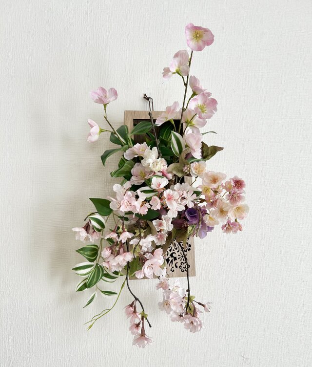 フラワー壁掛け飾り「受注制作」