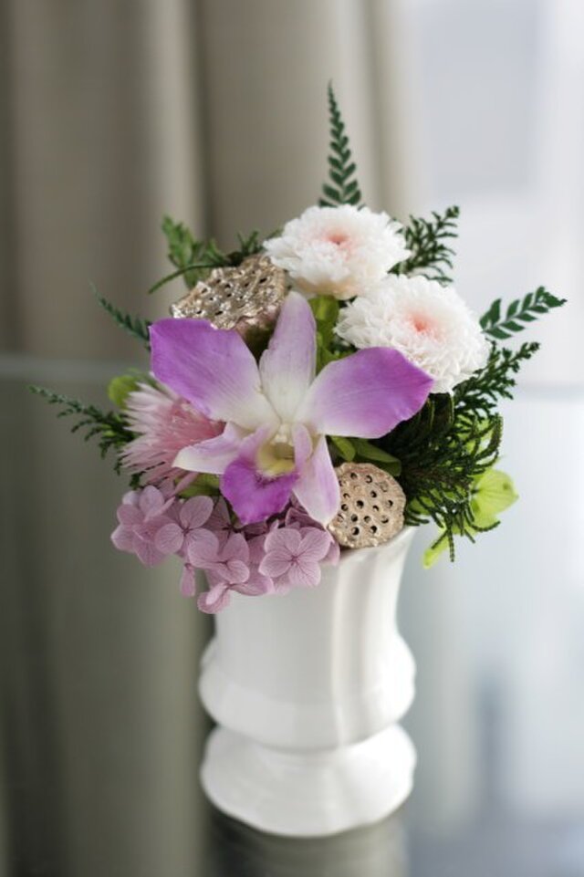 仏花 お供え花(ピンク)の画像1枚目