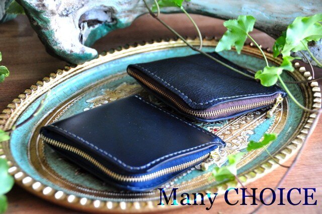 アリゲーター　L字ファスナー財布　ハンドメイド アリゲーター L字ファスナー財布 ハンドメイド