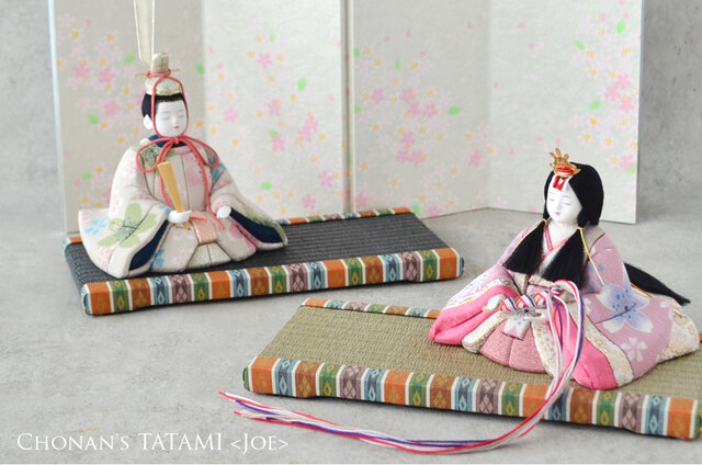 キラキラ うさちゃん お雛様✨早い者勝ち ミニ畳プレゼント キラキラ