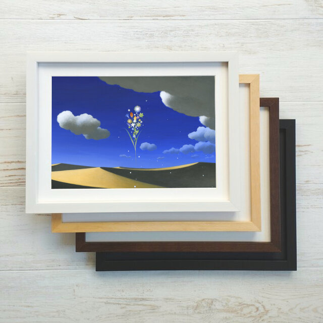 A4]すぐ飾れるアート「雫」 | iichi 日々の暮らしを心地よくする