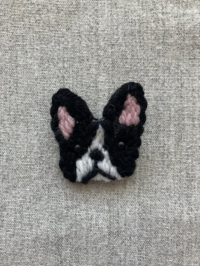 ボストンテリア＊ブローチ