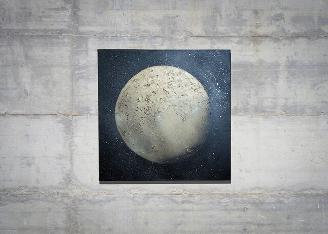 134340 Pluto / 冥王星 のスプレーアート作品。の画像1枚目