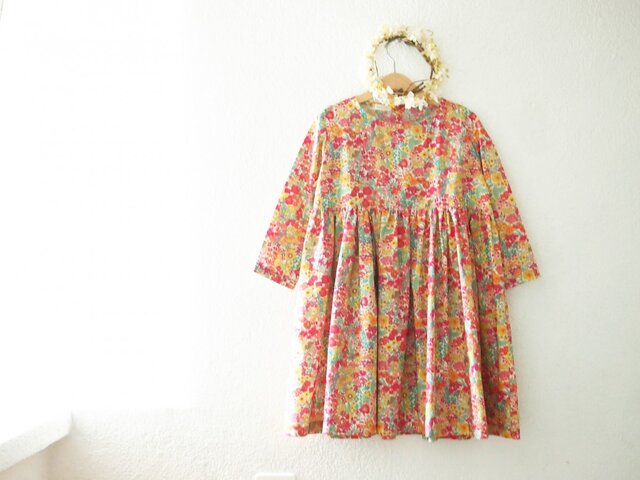 Liberty:Margaret annie 特別な日のお召かしワンピースの画像1枚目