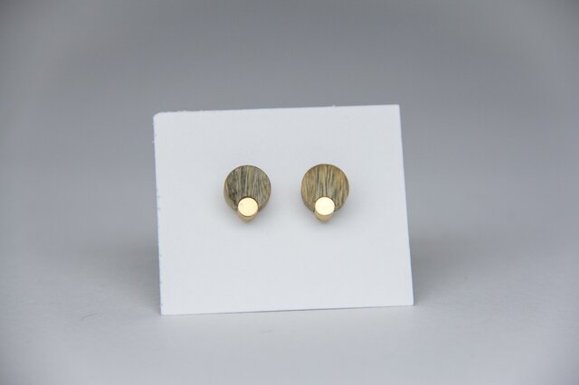 木のピアス COピアス パロサントの画像1枚目