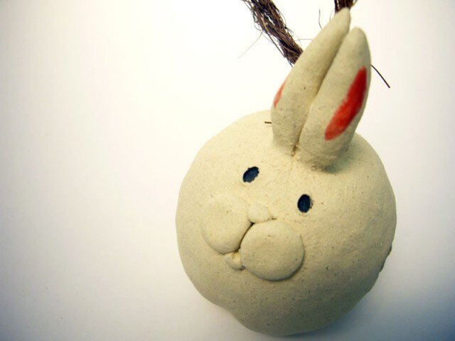 うさぎ鈴(白ウサギ)の画像1枚目