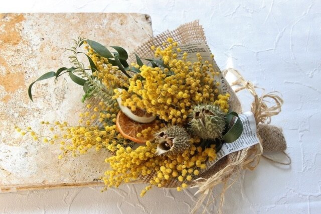 5.ミモザスワッグ ミモザ：スワッグL | andbloom