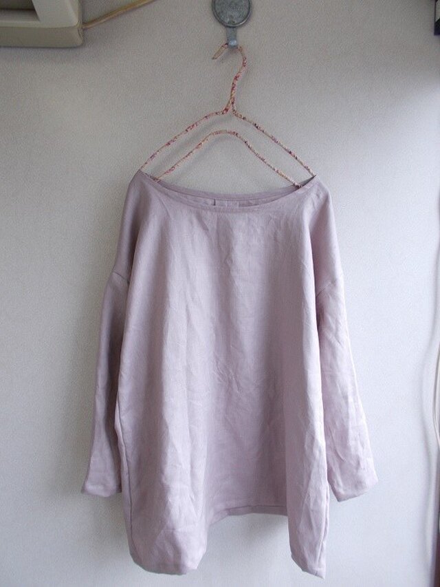 リネンシンプルプルオーバー